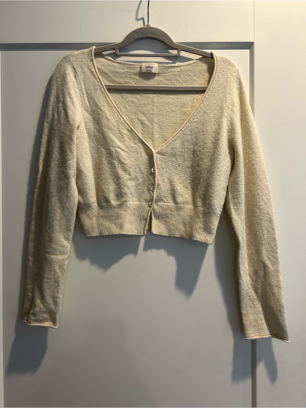 Aritiza Wilfred Santorini Cropped Cardigan